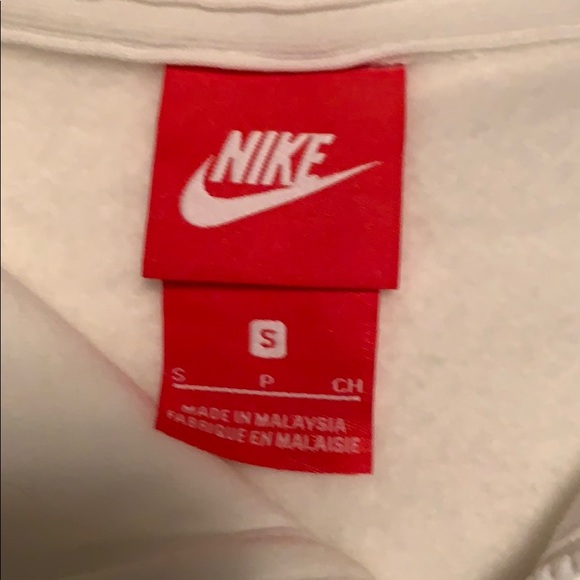 White and Black Nike Pullover size small - Picture 2 of 3